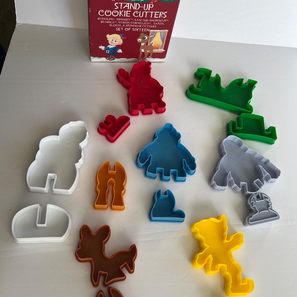Rudolph The Red Nosed Reindeer 3D cookie cutters - Picture 2 of 12